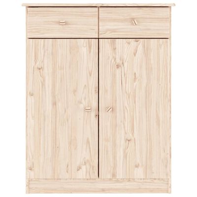 vidaXL Scarpiera ALTA 77x35x96 cm in Legno Massello di Pino