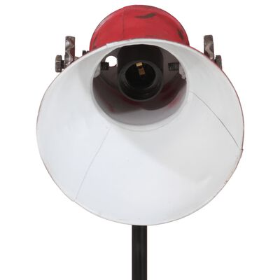 vidaXL Lampada da Terra 25 W Rosso Anticato 35x35x65/95 cm E27