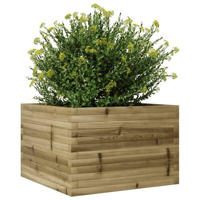 vidaXL Fioriera da Giardino 70x70x45,5 cm in Legno di Pino Impregnato