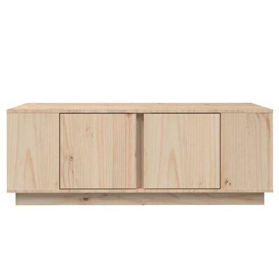 vidaXL Tavolino da Salotto 110x50x40 cm in Legno Massello di Pino