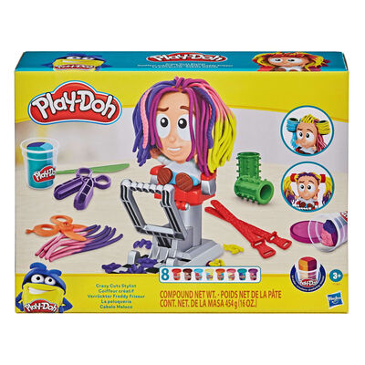 Play-Doh Gioco Parrucchiere Crazy Cuts Stylist 8 Barattoli