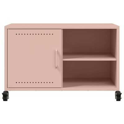 vidaXL Mobile TV Rosa 68x39x43,5 cm in Acciaio