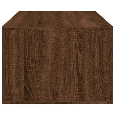 vidaXL Tavolino Salotto Rovere Marrone 100x50,5x35cm Legno Multistrato