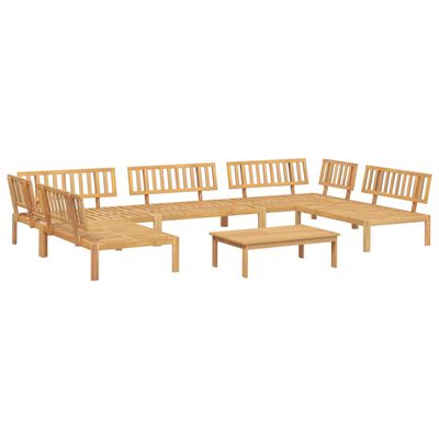 vidaXL Set Divano Pallet da Giardino 6 pz in Legno Massello di Acacia