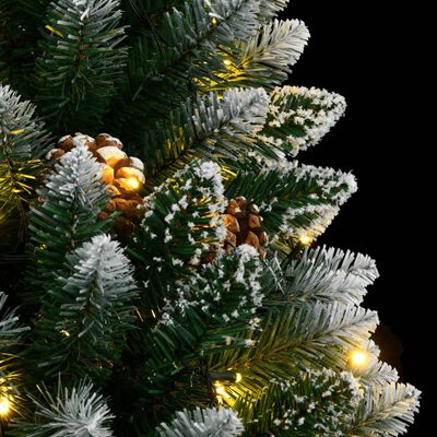 vidaXL Albero di Natale Artificiale con 150 LED 120 cm