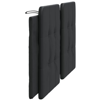 vidaXL Cuscino Testiera Nero 180 cm in Similpelle