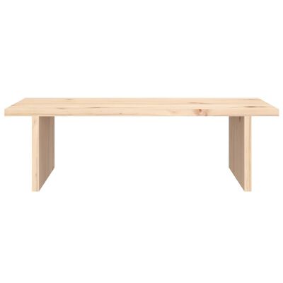 vidaXL Supporto per Monitor 50x27x15 cm in Legno Massello di Pino