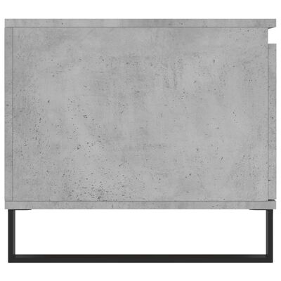 vidaXL Tavolino Salotto Grigio Cemento 100x50x45 cm Legno Multistrato