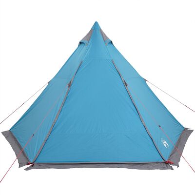 vidaXL Tenda Familiare Tipi per 6 Persone Blu Impermeabile