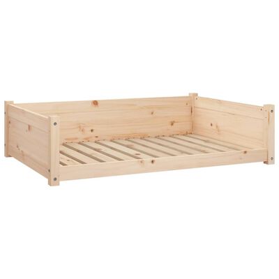 vidaXL Cuccia per Cani 105,5x75,5x28 cm in Legno Massello di Pino