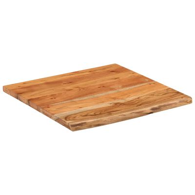 vidaXL Mensola a Muro 40x40x2,5cm Quadrata Massello Acacia Bordi Vivi