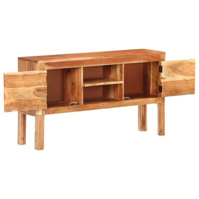 vidaXL Credenza 116x30x66 cm in Legno Massello di Acacia