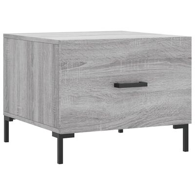 vidaXL Tavolini Salotto 2pz Grigio Sonoma 50x50x40cm Legno Multistrato