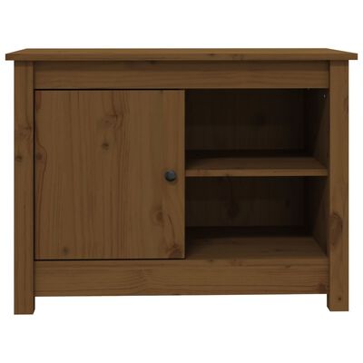 vidaXL Mobile Porta TV ambra 70x36,5x52 cm in Legno Massello di Pino