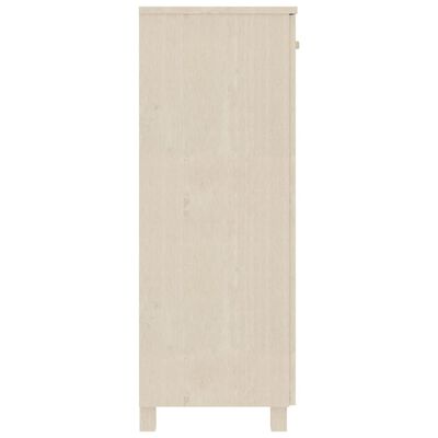 vidaXL Scarpiera HAMAR ambra 85x40x108 cm in Legno Massello di Pino