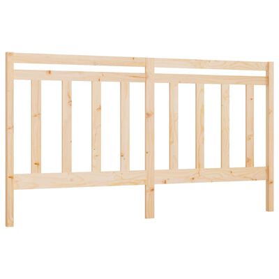 vidaXL Testiera per Letto 206x4x100 cm in Legno Massello di Pino