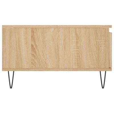 vidaXL Tavolino da Salotto Rovere Sonoma 90x60x35 cm Legno Multistrato