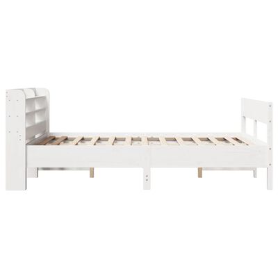 vidaXL Letto senza Materasso Bianco 120x190 cm Legno Massello di Pino