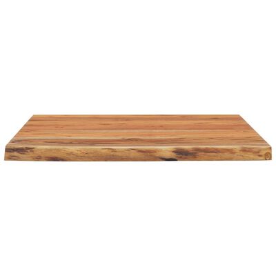 vidaXL Mensola a Muro 40x40x2,5cm Quadrata Massello Acacia Bordi Vivi