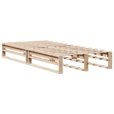 vidaXL Giroletto senza Materasso 100x200 cm in Legno Massello di Pino