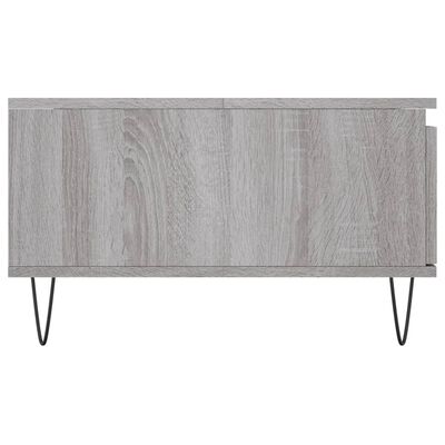 vidaXL Tavolino da Salotto Grigio Sonoma 90x60x35 cm Legno Multistrato