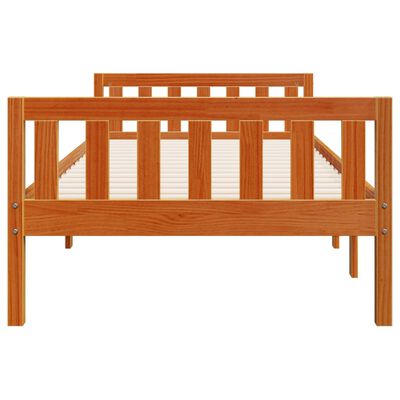 vidaXL Letto Bambini senza Materasso Marrone Cera 80x200 cm Legno Pino