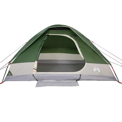 vidaXL Tenda da Campeggio a Cupola per 6 Persone Verde Impermeabile