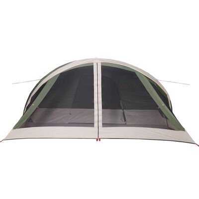 vidaXL Tenda Familiare Cabina per 6 Persone Verde Impermeabile