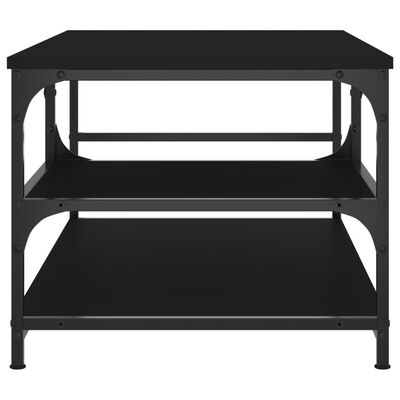 vidaXL Tavolino da Salotto Nero 90x49x40 cm in Legno Multistrato