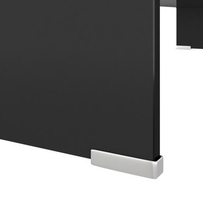 VidaXL Mobile,rialzo porta tv in vetro trasparente 90x30x13 cm HomePage 