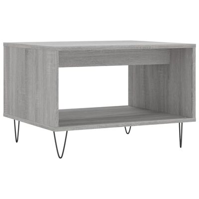 vidaXL Tavolino da Salotto Grigio Sonoma 60x50x40 cm Legno Multistrato