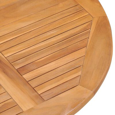 vidaXL Set da Pranzo da Giardino 5 pz Pieghevole in Massello di Teak