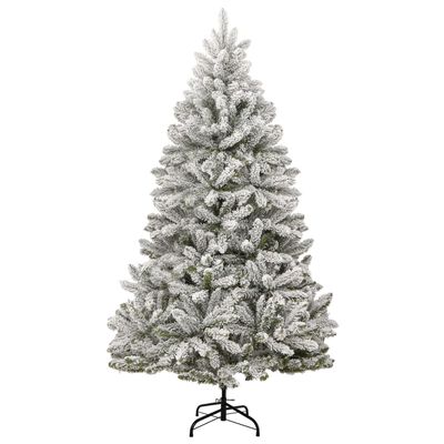 vidaXL Albero Natale Incernierato con 300 LED e Palline 180 cm