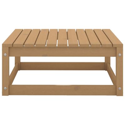 vidaXL Set Salotto da Giardino 6pz Marrone Ambra Legno Massello Pino