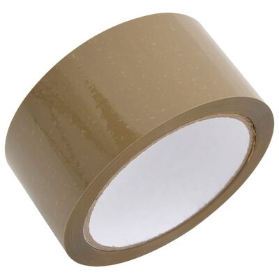 vidaXL Nastro da Imballaggio 12pz Marrone 48 mm x 66 m