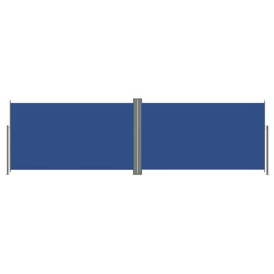 vidaXL Tenda da Sole Laterale Retrattile Blu 160x600 cm