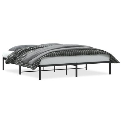 vidaXL Giroletto in Metallo Nero 183x213 cm