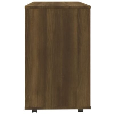 vidaXL Tavolino da Salotto Rovere Marrone 70x35x55cm Legno Multistrato