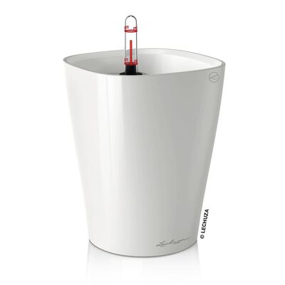 LECHUZA Fioriera DELTINI ALL-IN-ONE Bianco Lucido