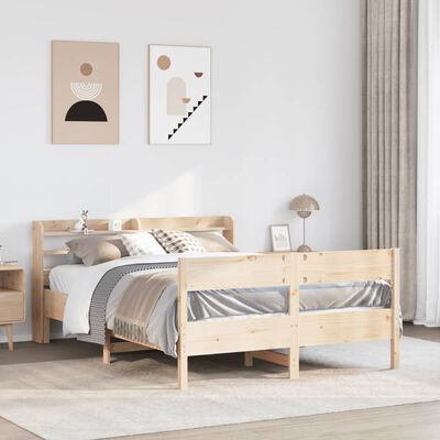 vidaXL Letto senza Materasso 150x200 cm in Legno Massello di Pino