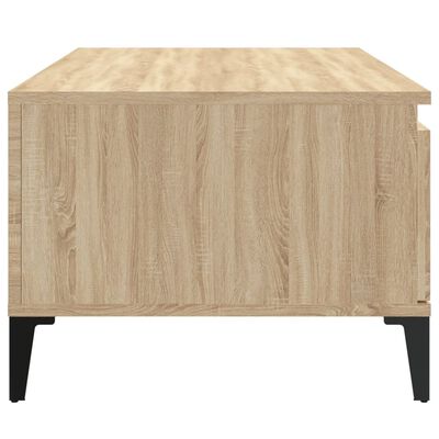 vidaXL Tavolino Salotto Rovere Sonoma 90x50x36,5 cm Legno Multistrato