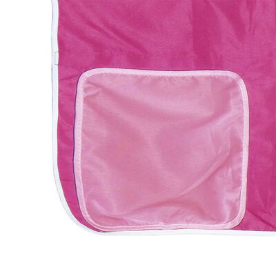 vidaXL Letto a Soppalco con Torre Bambini Rosa 90x190cm Massello Pino