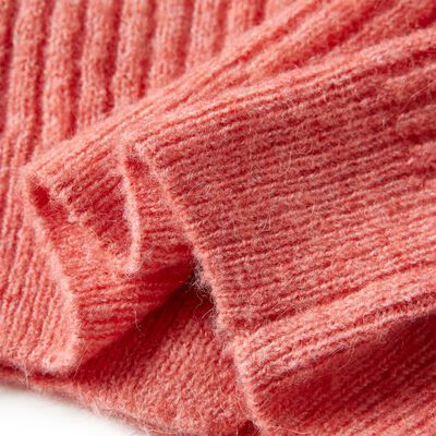 Cardigan da Bambina Lavorato a Maglia Rosa Medio 140