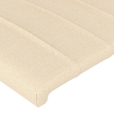 vidaXL Testiere 4 pz Crema 72x5x78/88 cm in Tessuto