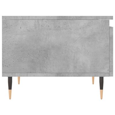 vidaXL Tavolino da Salotto Grigio Cemento 50x46x35cm Legno Multistrato