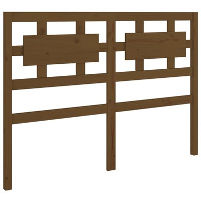 vidaXL Testiera per Letto ambra 125,5x4x100 cm Legno Massello di Pino