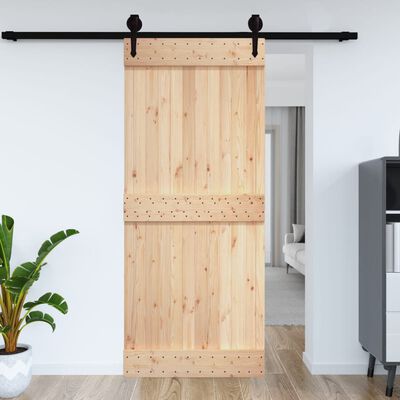 vidaXL Porta NARVIK 100x210 cm in Legno Massello di Pino