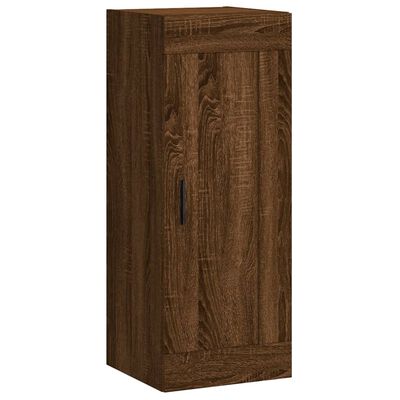 vidaXL Mobile a Parete Rovere Marrone 34,5x34x90 cm Legno Multistrato