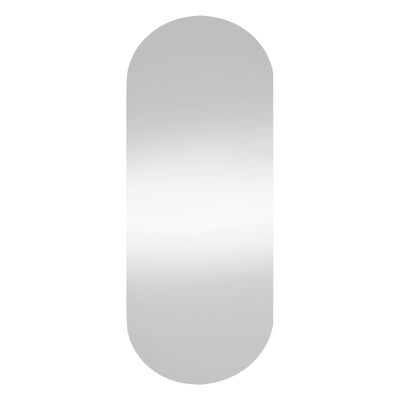 vidaXL Specchio da Parete 35x80 cm Vetro Ovale