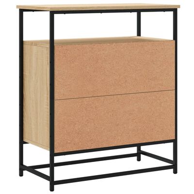 vidaXL Credenza Rovere Sonoma 69x35x80 cm in Legno Multistrato